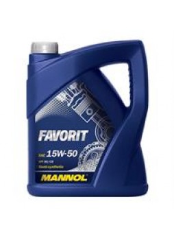 Масло моторное полусинтетическое "FAVORIT 15W-50", 5л