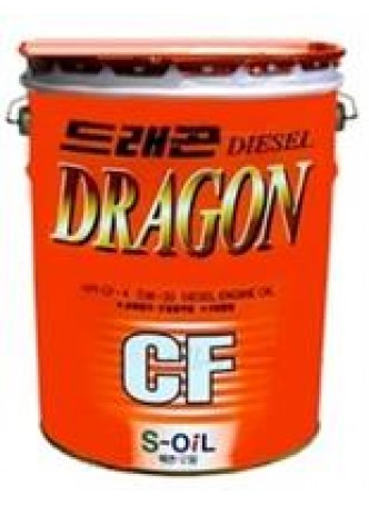 Масло моторное полусинтетическое "Dragon Super Diesel CF 5W-30", 20л