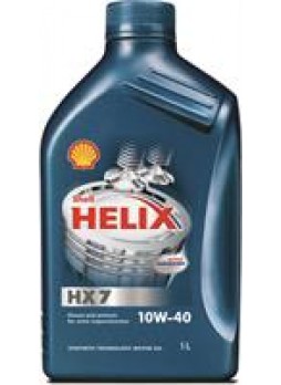 Масло моторное полусинтетическое "Helix HX7 10W-40", 1л