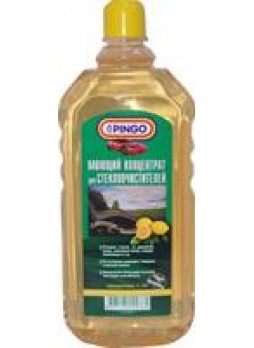 Моющий концентрат для стеклоочистителей pingo (1:10) с запахом «лимон», пэт-бутылка, 1 л
