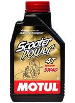 Масло моторное синтетическое "Scooter Power 4T 5W-40", 1л