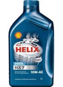 Масло моторное полусинтетическое "Helix Diesel HX7 10W-40", 1л