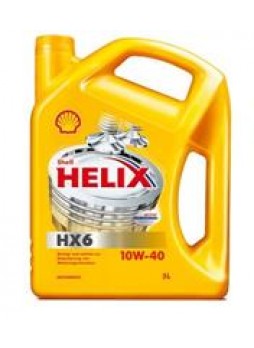 Масло моторное минеральное "Helix HX6 10W-40", 4л