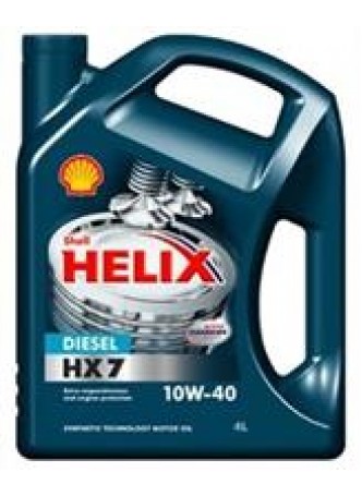 Масло моторное полусинтетическое "Helix Diesel HX7 10W-40", 4л