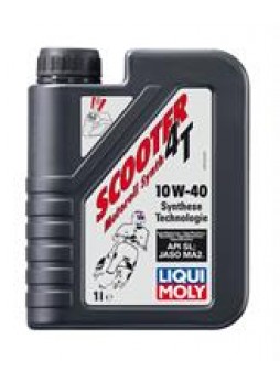 Масло моторное синтетическое "Scooter Motoroil Synth 4T 10W-40", 1л