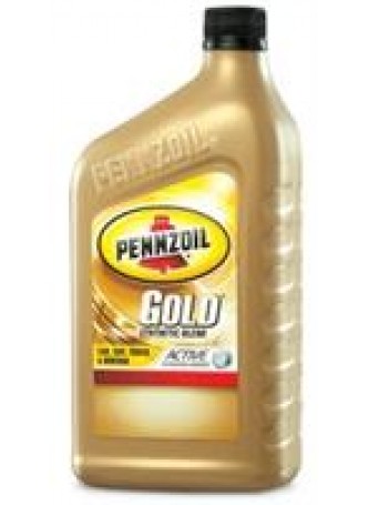 Масло моторное полусинтетическое Gold Synthetic Blend Motor Oil 5W-20, 0.946л оптом