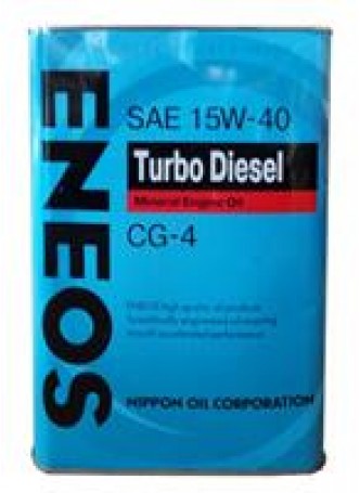 Масло моторное минеральное "TURBO DIESEL CG-4 15W-40", 4л
