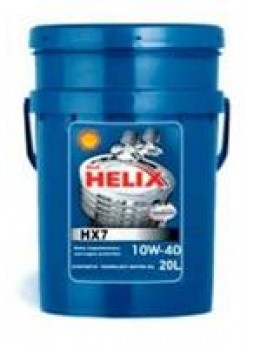 Масло моторное полусинтетическое "Helix HX7 10W-40", 20л