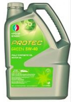 Масло моторное синтетическое "Protec Green 5W-40", 4л