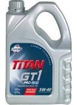 Масло моторное синтетическое "TITAN GT1 PRO GAS 5W-40", 4л