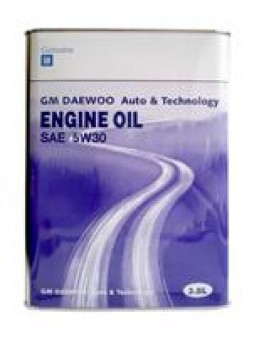 Масло моторное синтетическое "GM DAEWOO ENGINE OIL 5W-30", 4л
