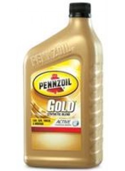 Масло моторное полусинтетическое "Gold Synthetic Blend Motor Oil 10W-30", 0.946л