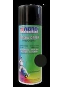 Краска-спрей abro masters (черный грунт) Abro SP013AM