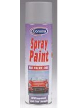 Аэрозальная краска, серый грунт "Spray Paints", 500 мл Comma GP500M