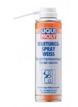 Грязеотталкивающая белая смазка "Wartungs-Spray weiss", 250мл Liqui Moly 3953