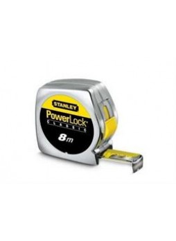 Рулетка powerlock с пластмассовым корпусом 8 м Stanley 0-33-198