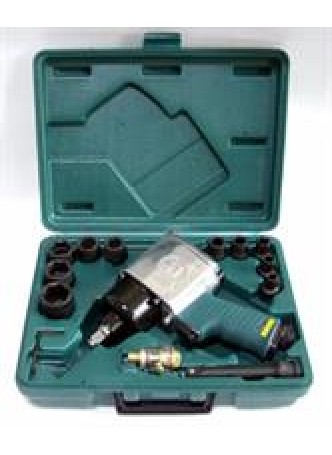 Jai-0501k (jai-0401k) набор инструмента: гайковерт пневматический 1/2DR 7000 об/мин, 610 Nm, и торцевые головки ударные 9-27 мм Jonnesway JAI-0501K оптом