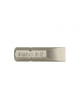 Вставка плоская шлицевая 1/4" 25 мм 10 шт Irwin 10504361