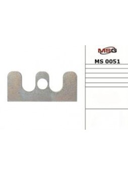 Проверочная прижимная пластина для реек с г/у MSG MS00051