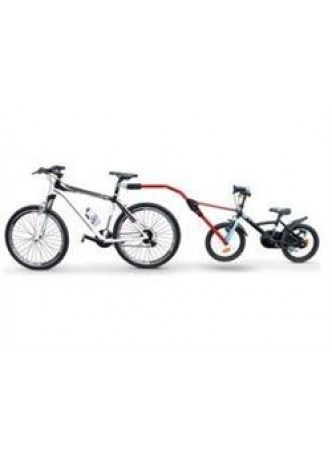 Прицепное устройство детского велосипеда к взрослому (красное)
