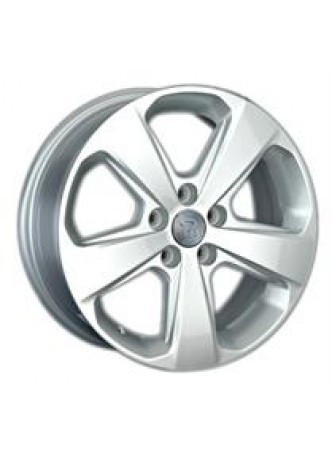 Диск колёсный литой GM71 6.5x16, 5x105, ET39, D56.6, серебристый (S) оптом