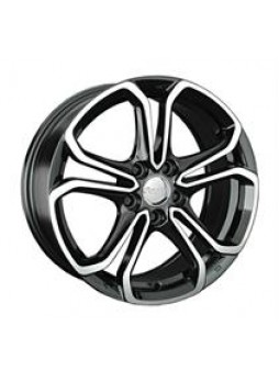 Диск колёсный литой "OPL62 7x17, 5x115, ET44, D70.1, черный глянец, полированнная лицевая сторона диска (BKF)"