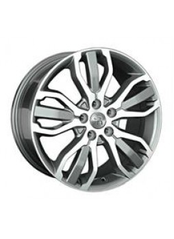 Диск колёсный литой "LR45 9.5x21, 5x120, ET49, D72.6, черный глянец, полированнная лицевая сторона диска (BKF)"
