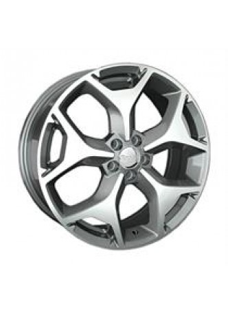 Диск колёсный литой SB22 7x18, 5x100, ET48, D56.1, серый глянец, полированнные спицы и обод (GMF) оптом