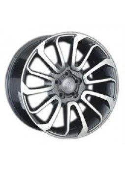 Диск колёсный литой "LR39 8.5x20, 5x120, ET47, D72.6, серый глянец, полированнные спицы и обод (GMF)"