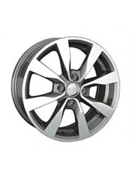 Диск колёсный литой "OPL55 6x15, 4x100, ET39, D56.6, черный глянец, полированнная лицевая сторона диска (BKF)"