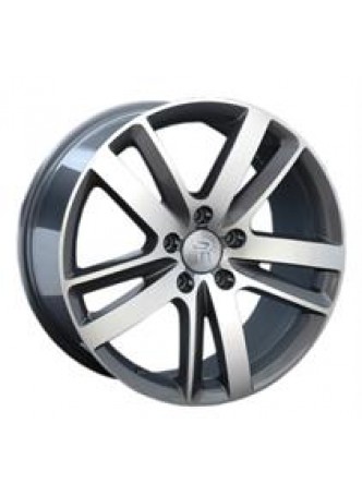 Диск колёсный литой VV89 9x20, 5x130, ET57, D71.6, серый глянец, полированнные спицы и обод (GMF) оптом