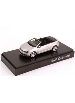 Модель автомобиля "Volkswagen Golf Cabriolet 1:43", серебристый