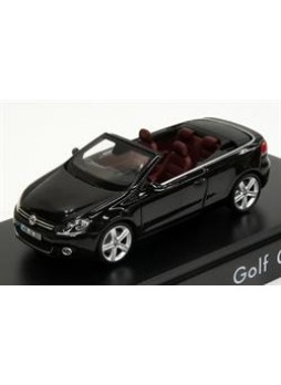 Модель автомобиля "Volkswagen Golf Cabriolet 1:43", чёрный