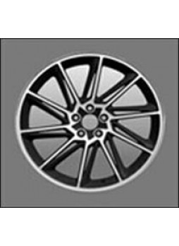 Диск колёсный литой "A44 8x18, 5x112, ET38, D57.1, серебристый полированный (SF)"
