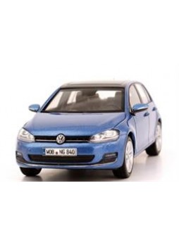 Модель автомобиля "Volkswagen Golf VII 1:43", голубой