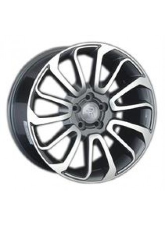 Диск колёсный литой LR39 9.5x20, 5x120, ET53, D72.6, черный матовый, полностью полированный (GMF) оптом