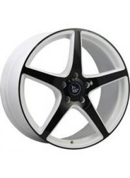 Диск колёсный литой "X-9 8x19, 5x114,3, ET35, D60.1, белый+черный (W+B)"