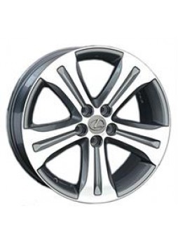 Диск колёсный литой "LX23 7.5x19, 5x114,3, ET35, D60.1, черный матовый, полностью полированный (GMF)"