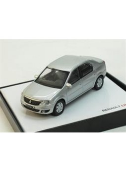 Модель автомобиля "Renault Logan (Phase 2) 1.6 16V 1:43", серебристый