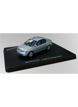 Модель автомобиля "Renault Logan Prestige 1.6 MPI 1:43", серебристый