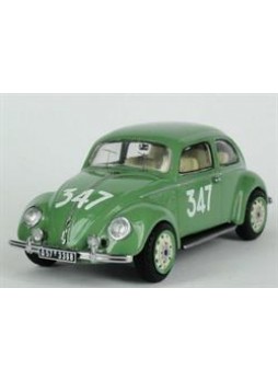 Модель автомобиля "Volkswagen 1200 Export Brezel-Kafer Mille Miglia 1954 Nr.347, Paul Ernst Strahle 1:43", зелёный