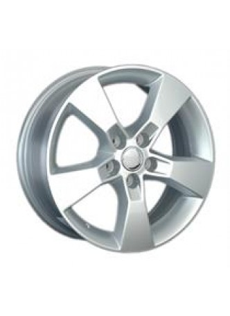 Диск колёсный литой OPL43 6.5x15, 5x105, ET39, D56.6, серебристый (S) оптом