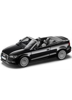 Модель автомобиля "Audi a3 cabrio 1:43", чёрный