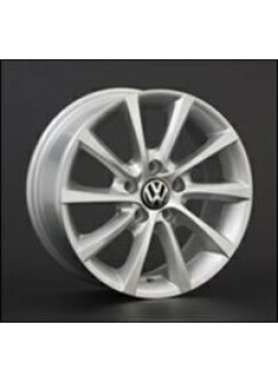 Диск колёсный литой "VW17 7x16, 5x112, ET45, D57.1, серый глянец, полированнные спицы и обод (GMF)"