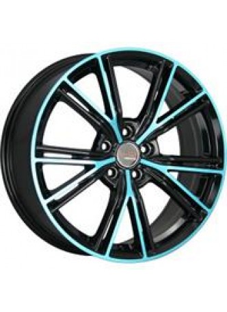 Диск колёсный литой Concept-FD516 7.5x17, 5x108, ET55, D63.3, черный+синий (BK+BL) оптом