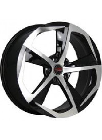 Диск колёсный литой Concept-H507 7.5x18, 5x114,3, ET55, D64.1, черный полированный (BKF) оптом
