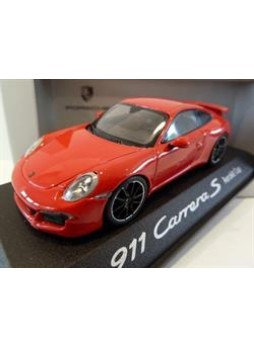 Модель автомобиля "Porsche 911 (991) Carrera S Aerokit Cup 1:43", красный