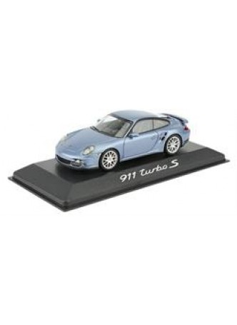 Модель автомобиля Porsche 911 (997) Turbo S 1:43, голубой оптом