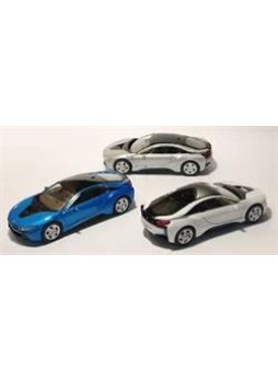 Модель автомобиля "BMW i8 1:64", разные