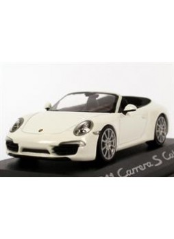 Модель автомобиля "Porsche 911 Carrera S Cabriolet (991) 1:43", белый